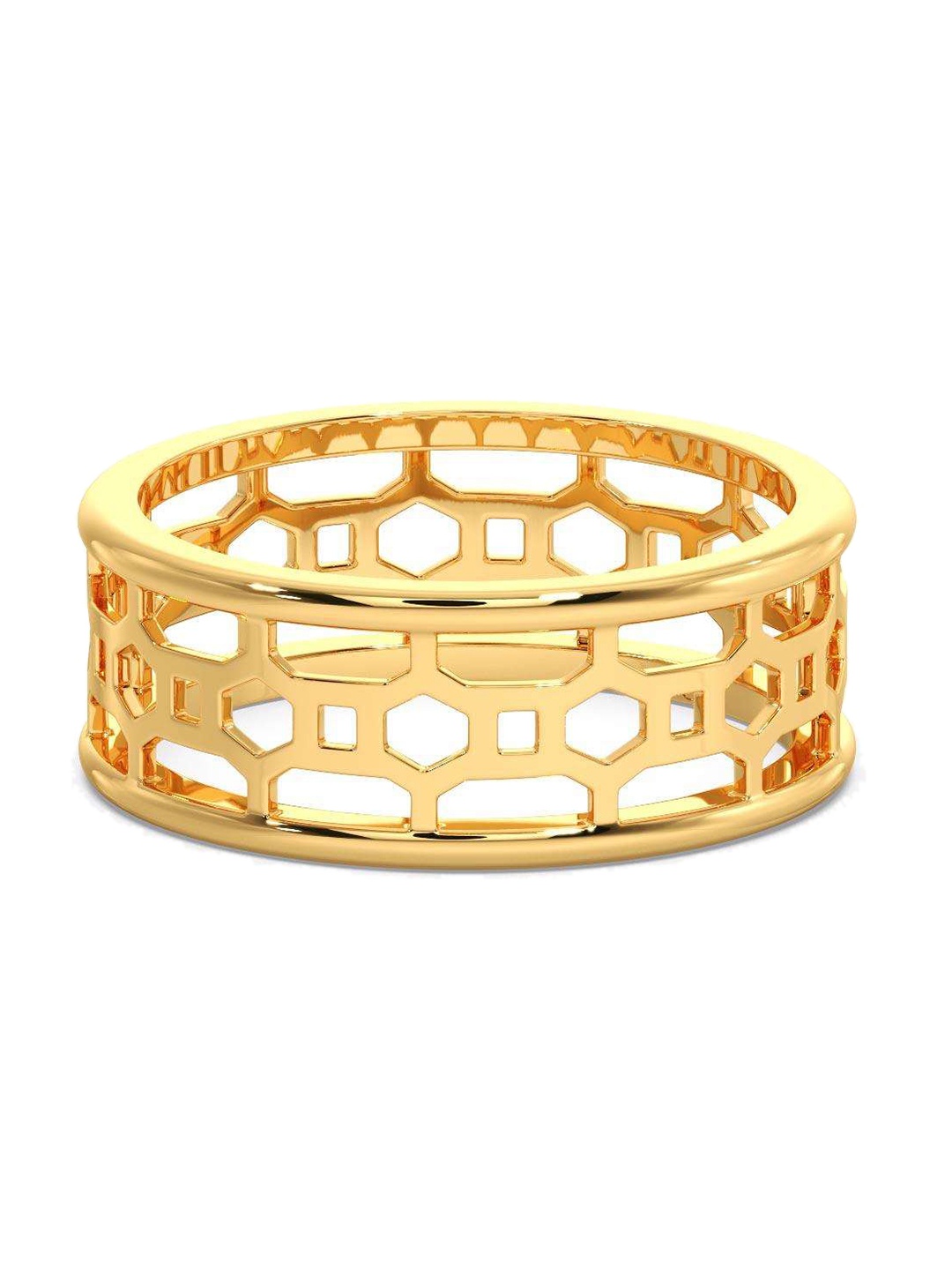 

CANDERE A KALYAN JEWELLERS COMPANY Men 18KT Gold Ring-3.78gm