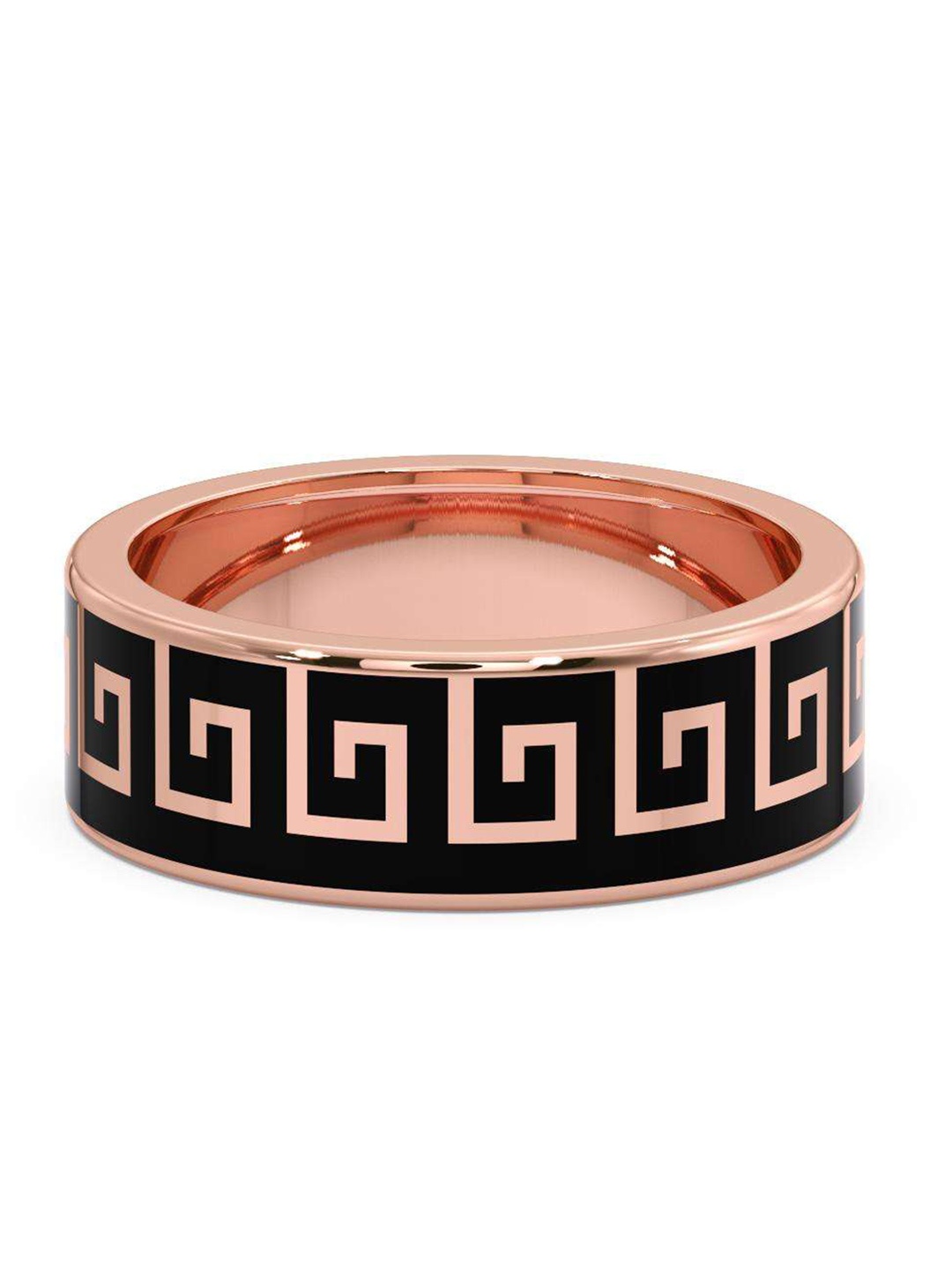 

CANDERE A KALYAN JEWELLERS COMPANY Men 18KT Rose Gold Ring- 4.97gm