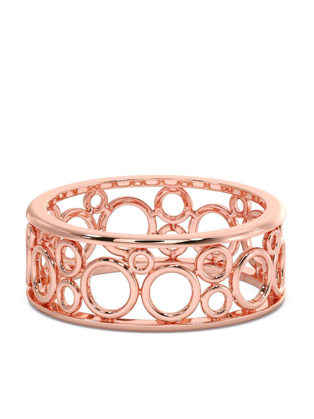 

CANDERE A KALYAN JEWELLERS COMPANY Men 14KT Rose Gold Ring-3.37 g