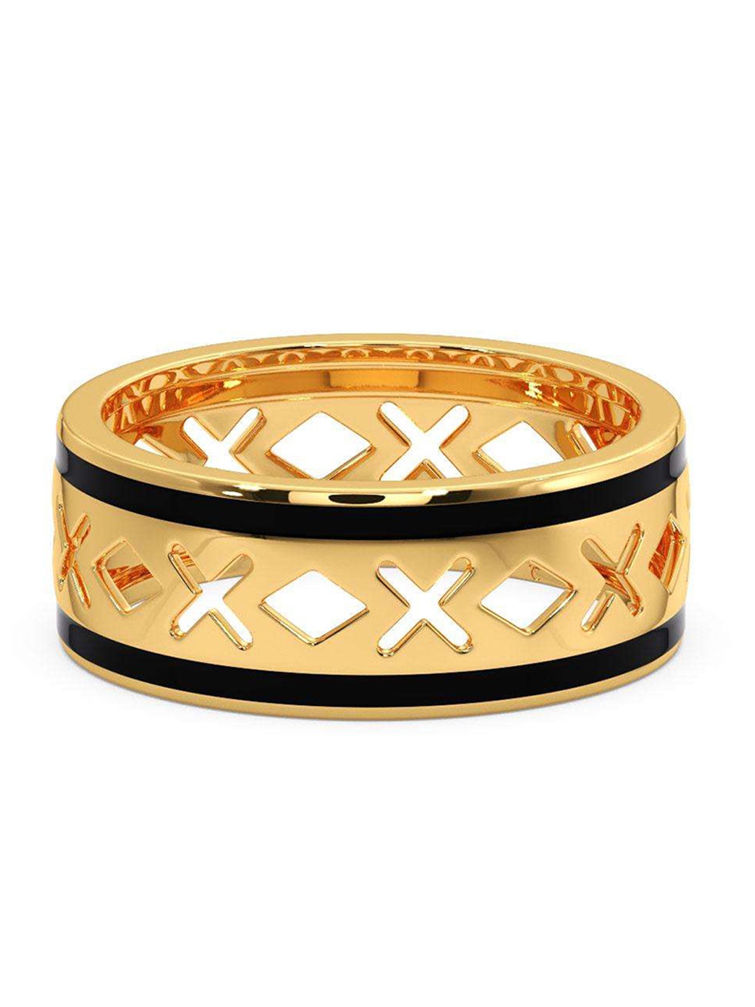 

CANDERE A KALYAN JEWELLERS COMPANY Men 14KT Gold Ring - 2.92 gm