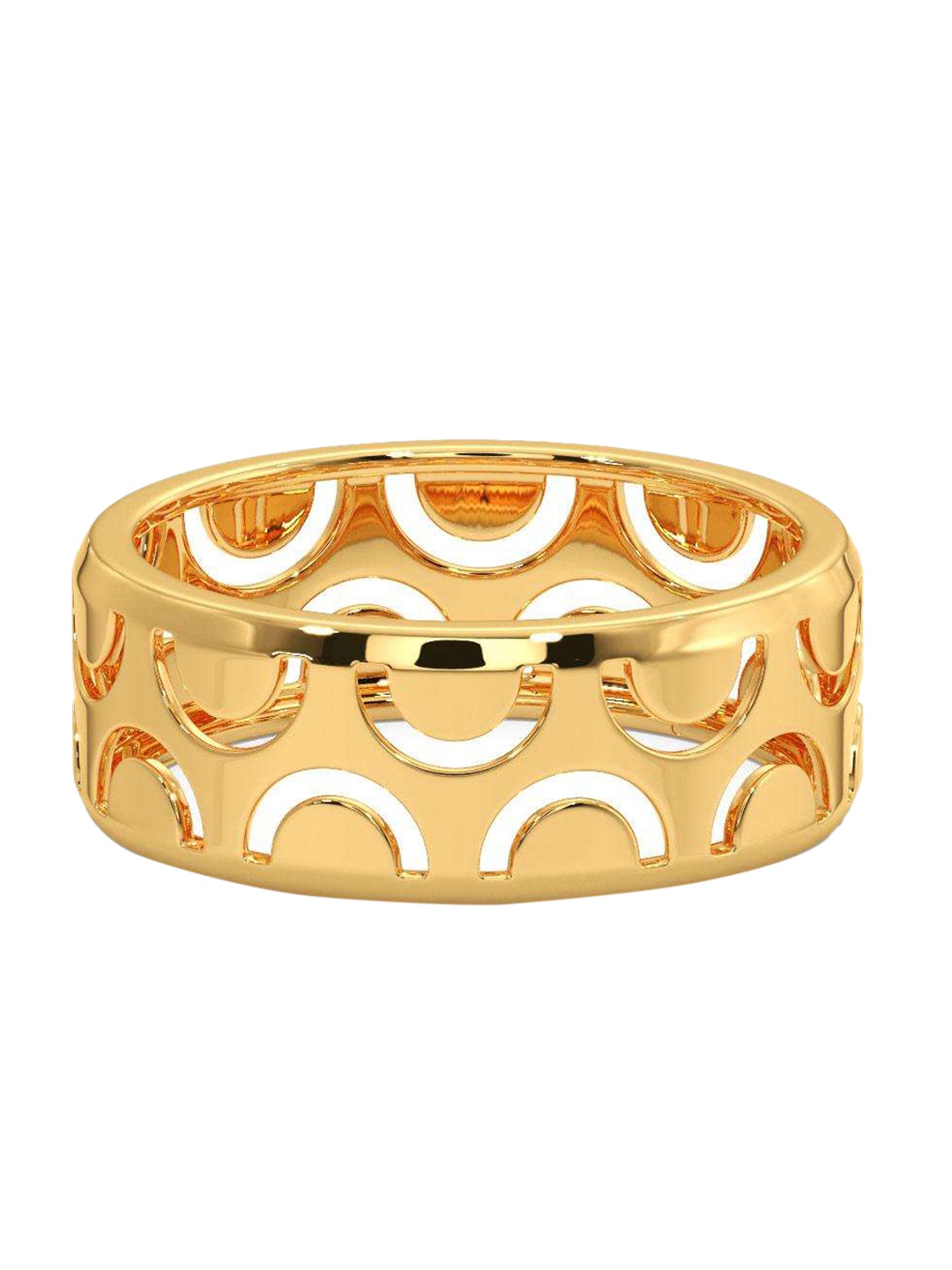 

CANDERE A KALYAN JEWELLERS COMPANY Men 18KT Gold Ring-4.7gm