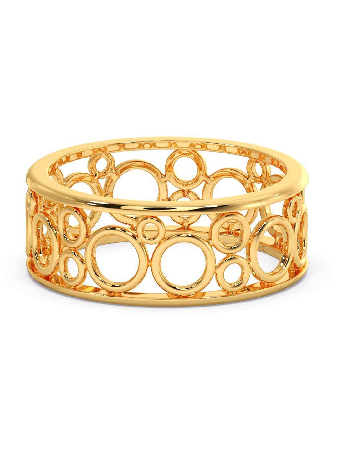 

CANDERE A KALYAN JEWELLERS COMPANY Men 14KT BIS Hallmark Gold Finger Ring-3.25gm