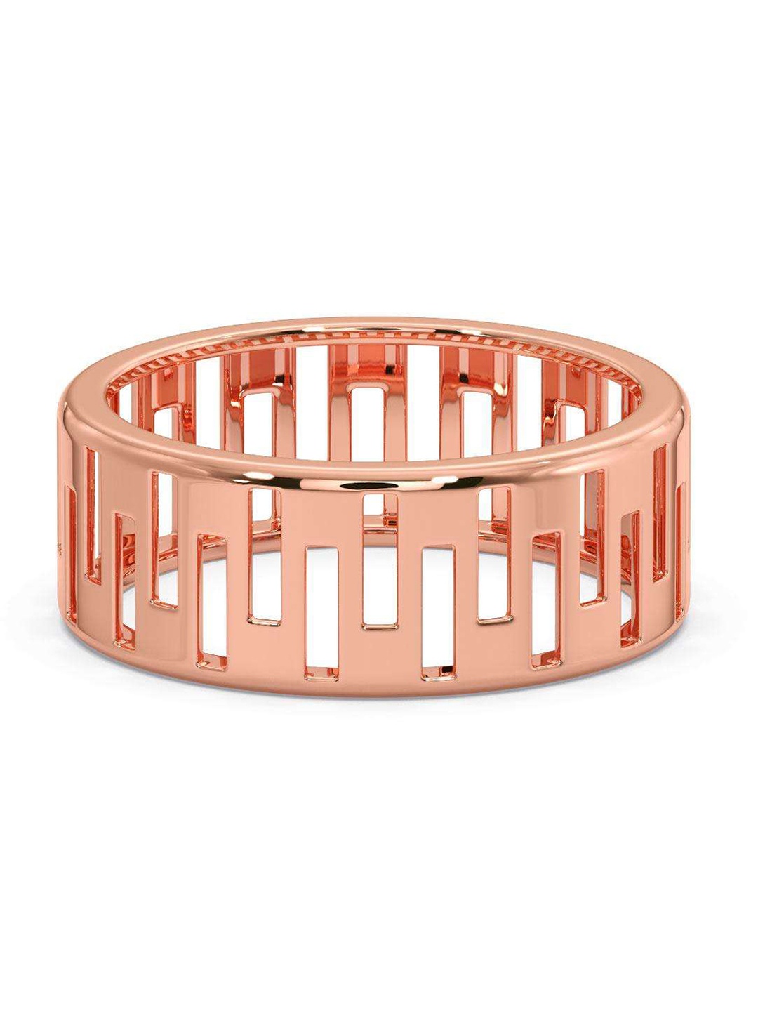 

CANDERE A KALYAN JEWELLERS COMPANY Men 14KT Rose Gold Ring - 3.32 g