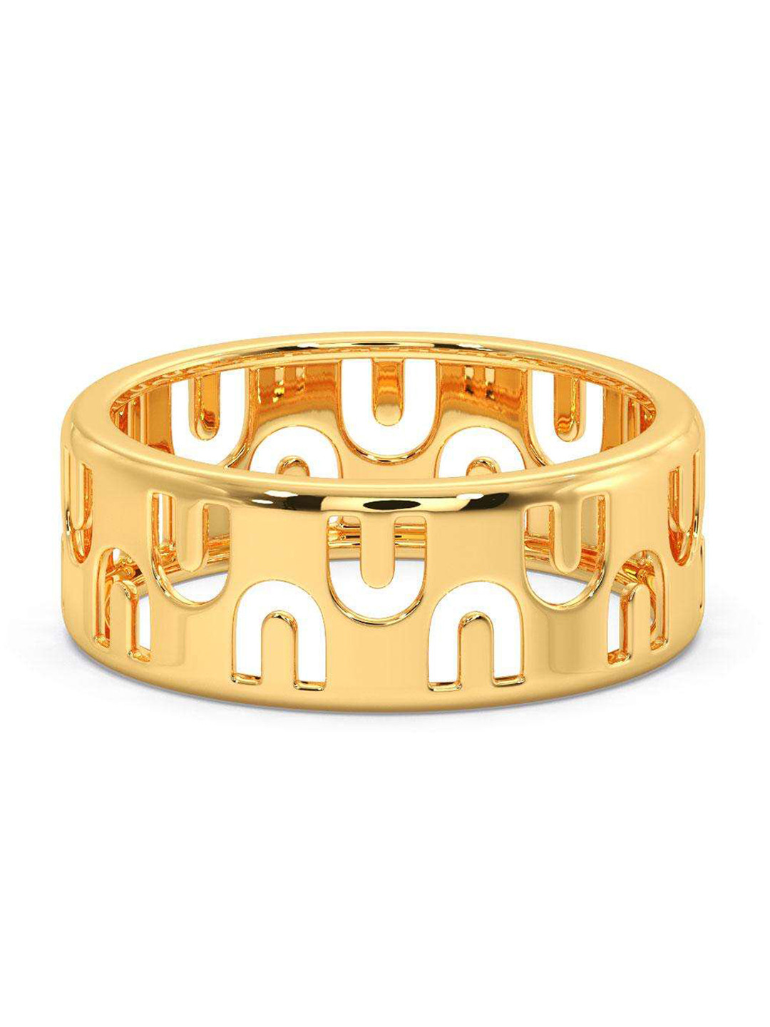

CANDERE A KALYAN JEWELLERS COMPANY Men 18KT Gold Ring-4.53 g