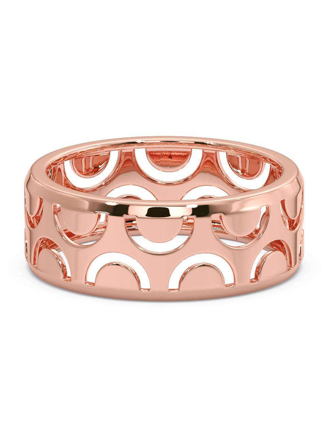 

CANDERE A KALYAN JEWELLERS COMPANY Men 14KT Rose Gold Ring-3.07gm