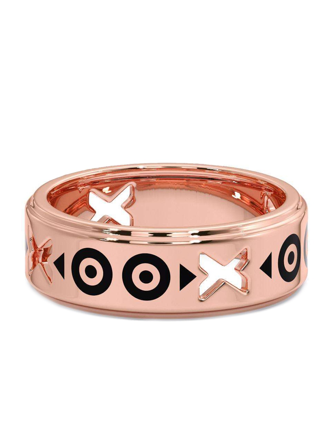 

CANDERE A KALYAN JEWELLERS COMPANY Men 14KT Rose Gold Ring-4.27gm