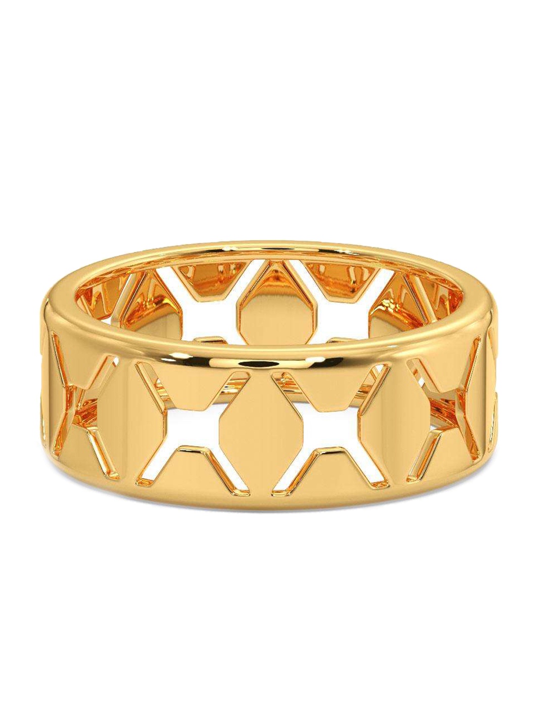 

CANDERE A KALYAN JEWELLERS COMPANY Men 18KT Gold Ring-4.59 g