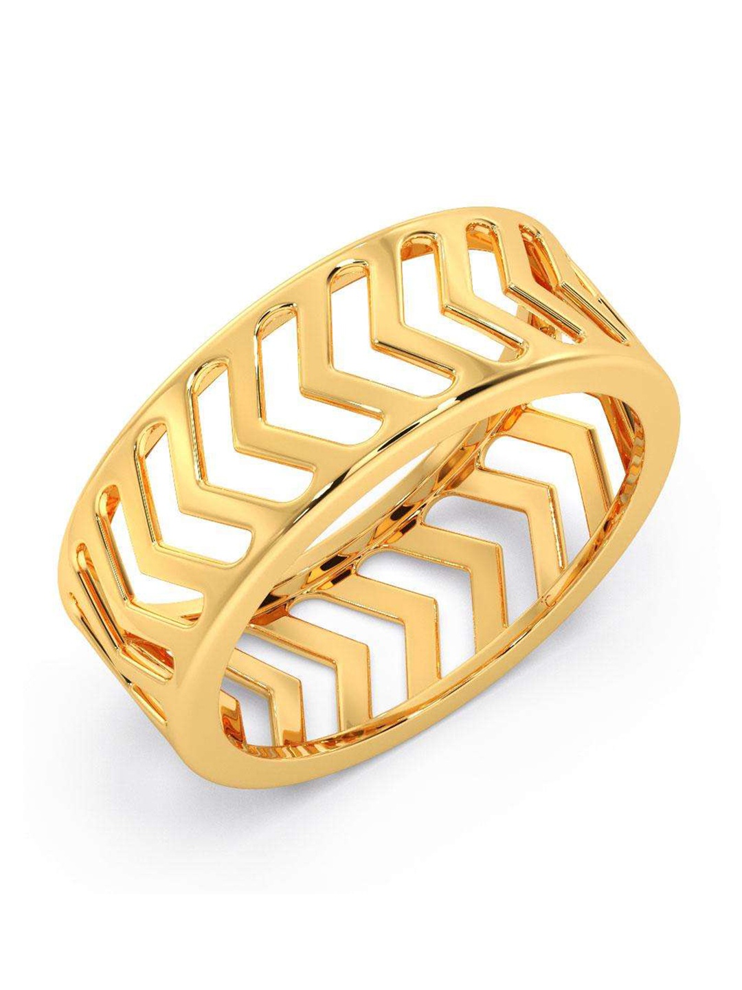 

CANDERE A KALYAN JEWELLERS COMPANY Men 14KT Gold Ring-3.1gm