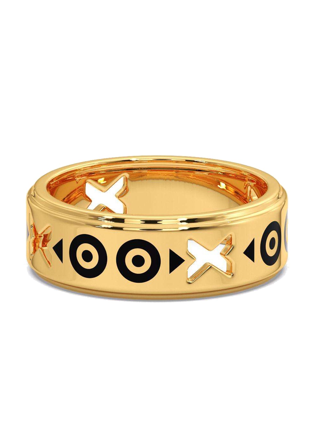 

CANDERE A KALYAN JEWELLERS COMPANY Men 14KT Gold Ring-4.53 g