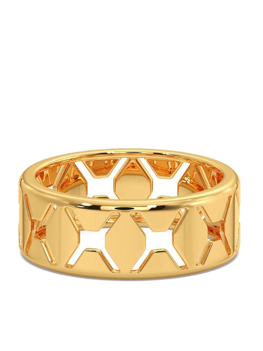 

CANDERE A KALYAN JEWELLERS COMPANY Men 18KT Gold Ring -4.75 g