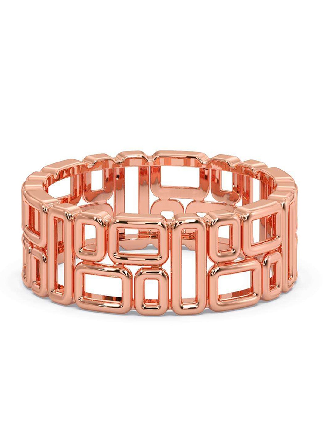 

CANDERE A KALYAN JEWELLERS COMPANY Men 18KT Rose Gold Ring-4.11gm
