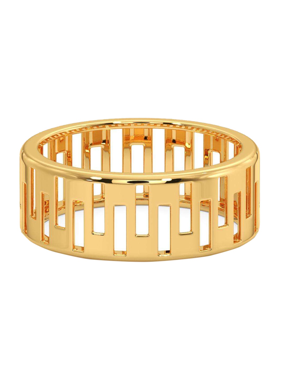 

CANDERE A KALYAN JEWELLERS COMPANY Men 14KT BIS Hallmark Gold Ring 3.1 g