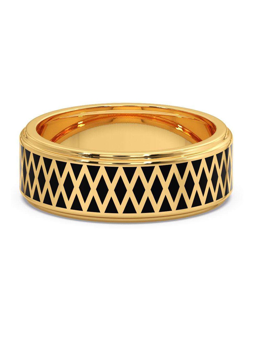 

CANDERE A KALYAN JEWELLERS COMPANY Men 18KT BIS Hallmark Gold Ring - 4.75gm