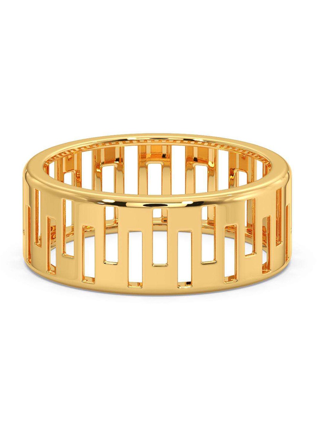 

CANDERE A KALYAN JEWELLERS COMPANY Men 14KT BIS Hallmark Gold Ring 3.05 gm