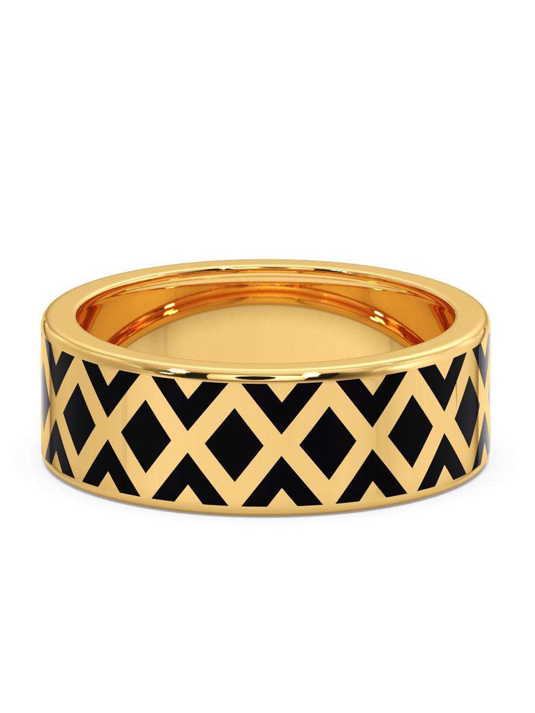 

CANDERE A KALYAN JEWELLERS COMPANY Men 14KT Gold Ring-4.44gm