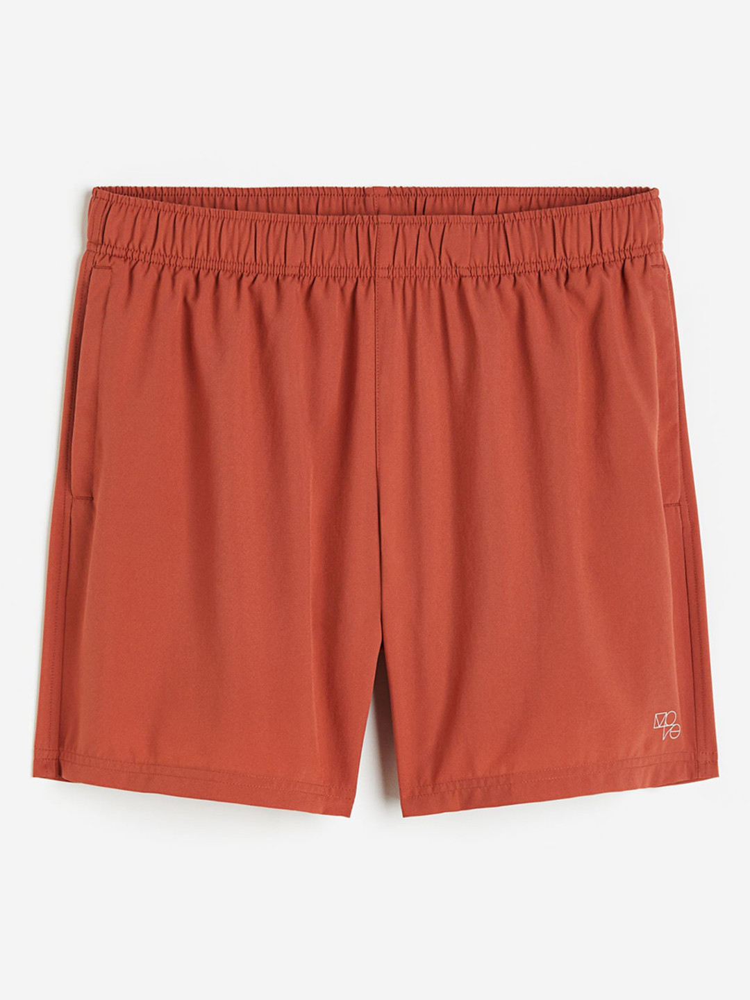 

H&M Men Fast-Drying Sports Shorts, Rust