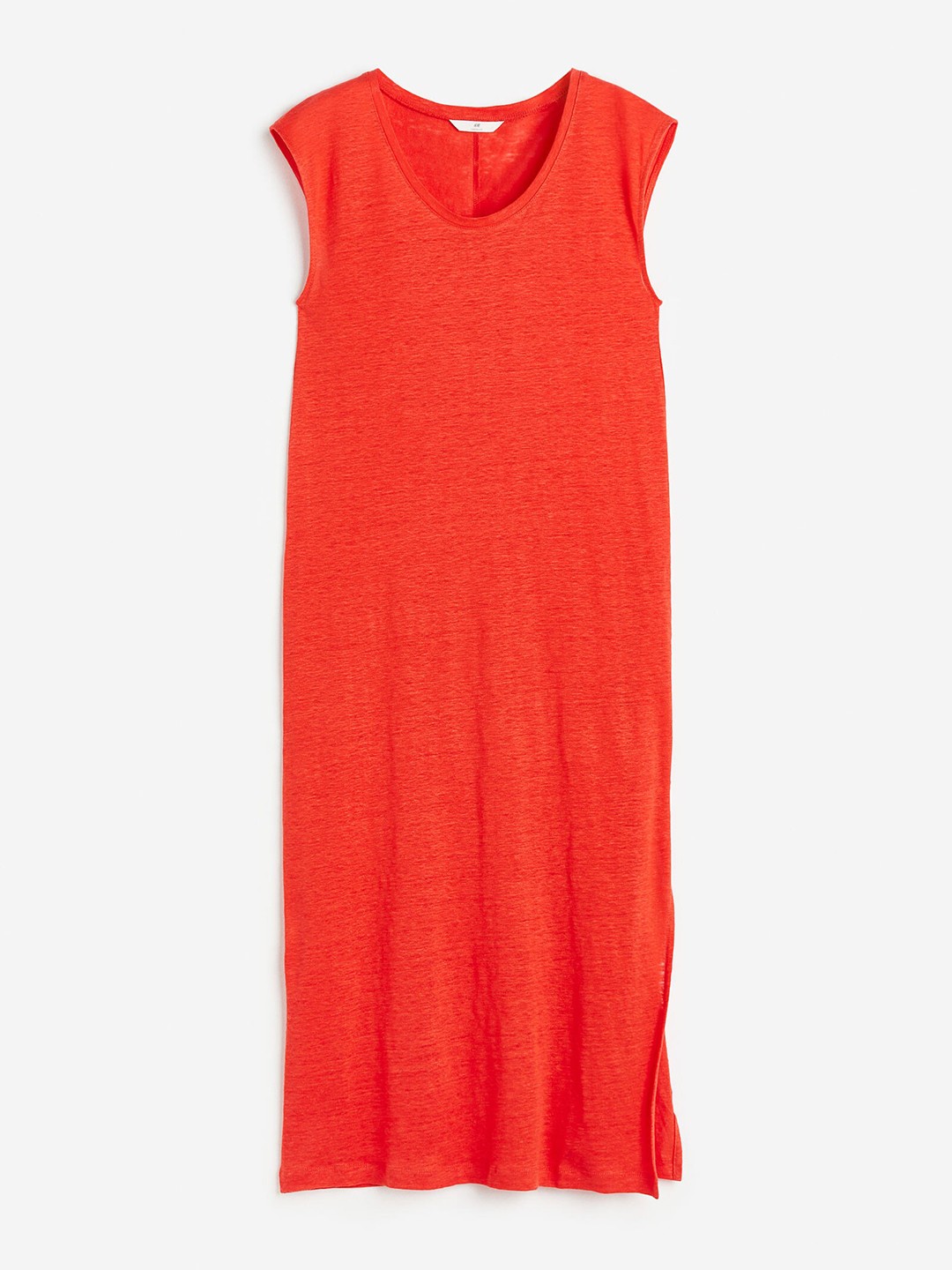 

H&M Linen Jersey Dress, Red