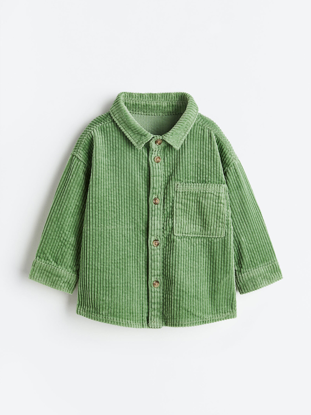 

H&M Boys Corduroy Shirt, Green
