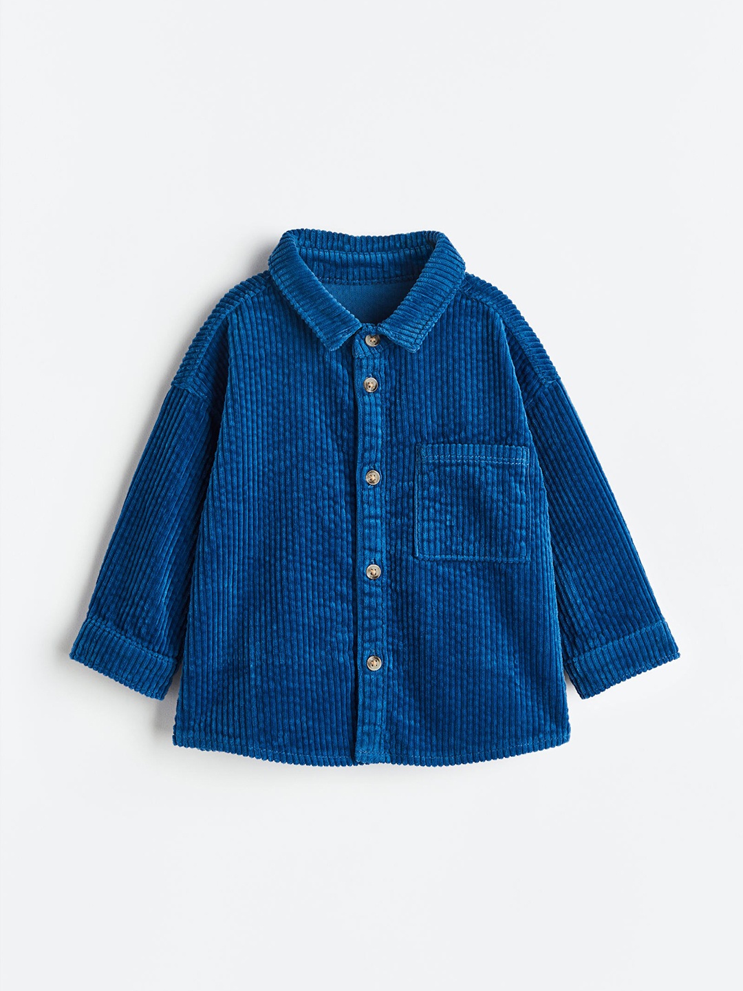 

H&M Boys Corduroy Shirt, Blue