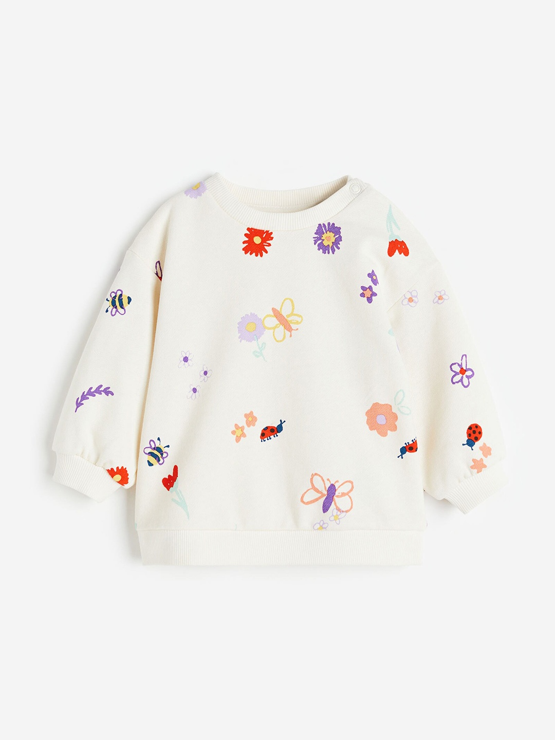 

H&M Girls Sweatshirt, White