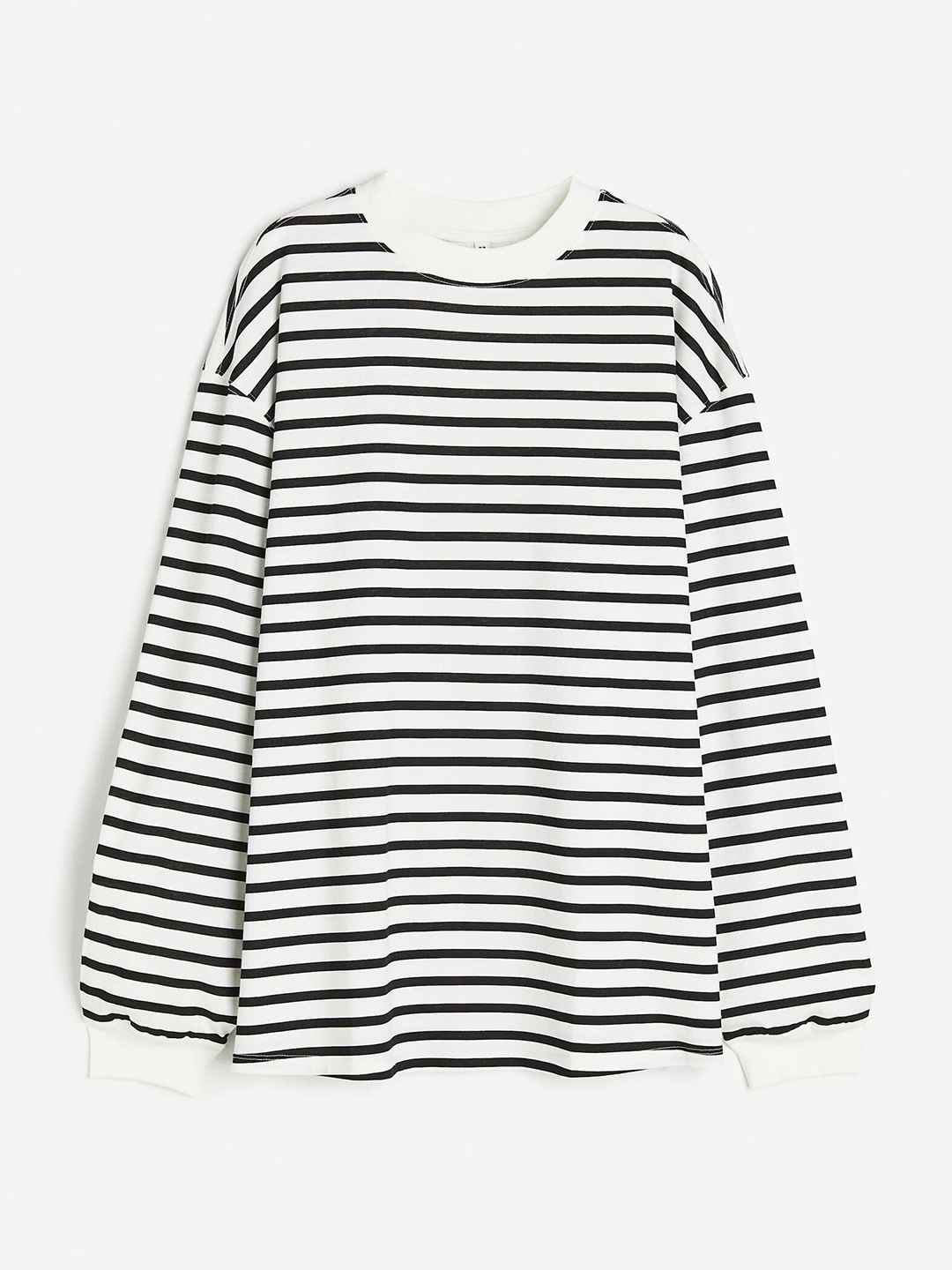 

H&M Women Long-Sleeved Jersey Top, Black