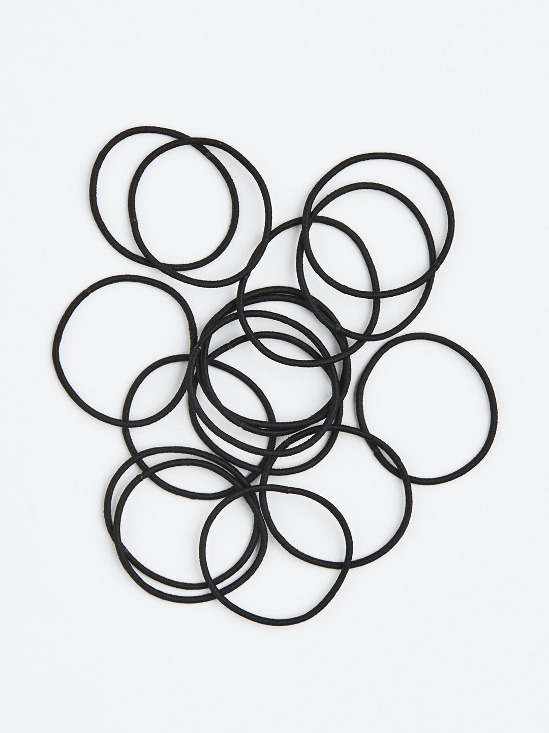 

H&M 16-Pack Hair Elastics, Black