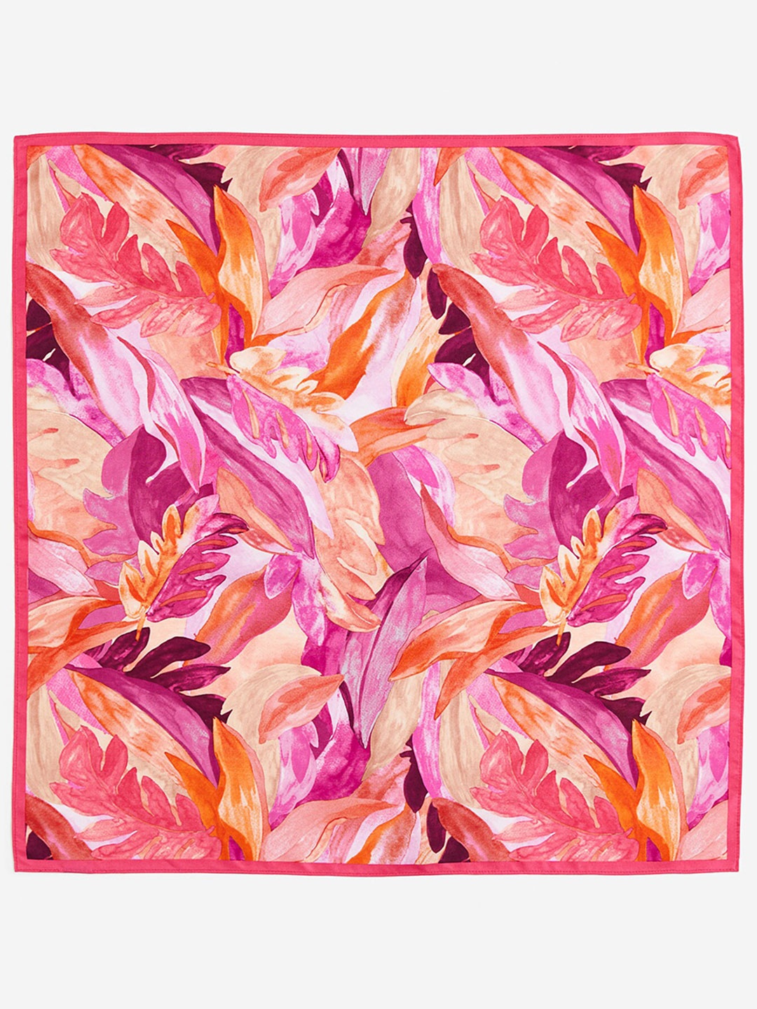 

H&M Women Satin Scarf, Pink