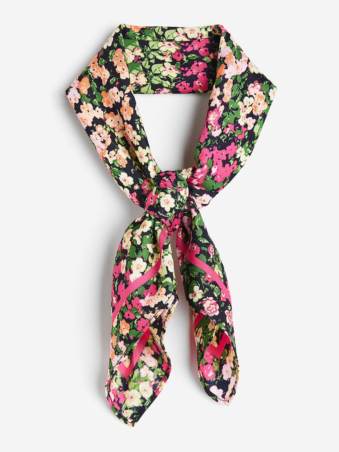 

H&M Women Satin Scarf, Pink