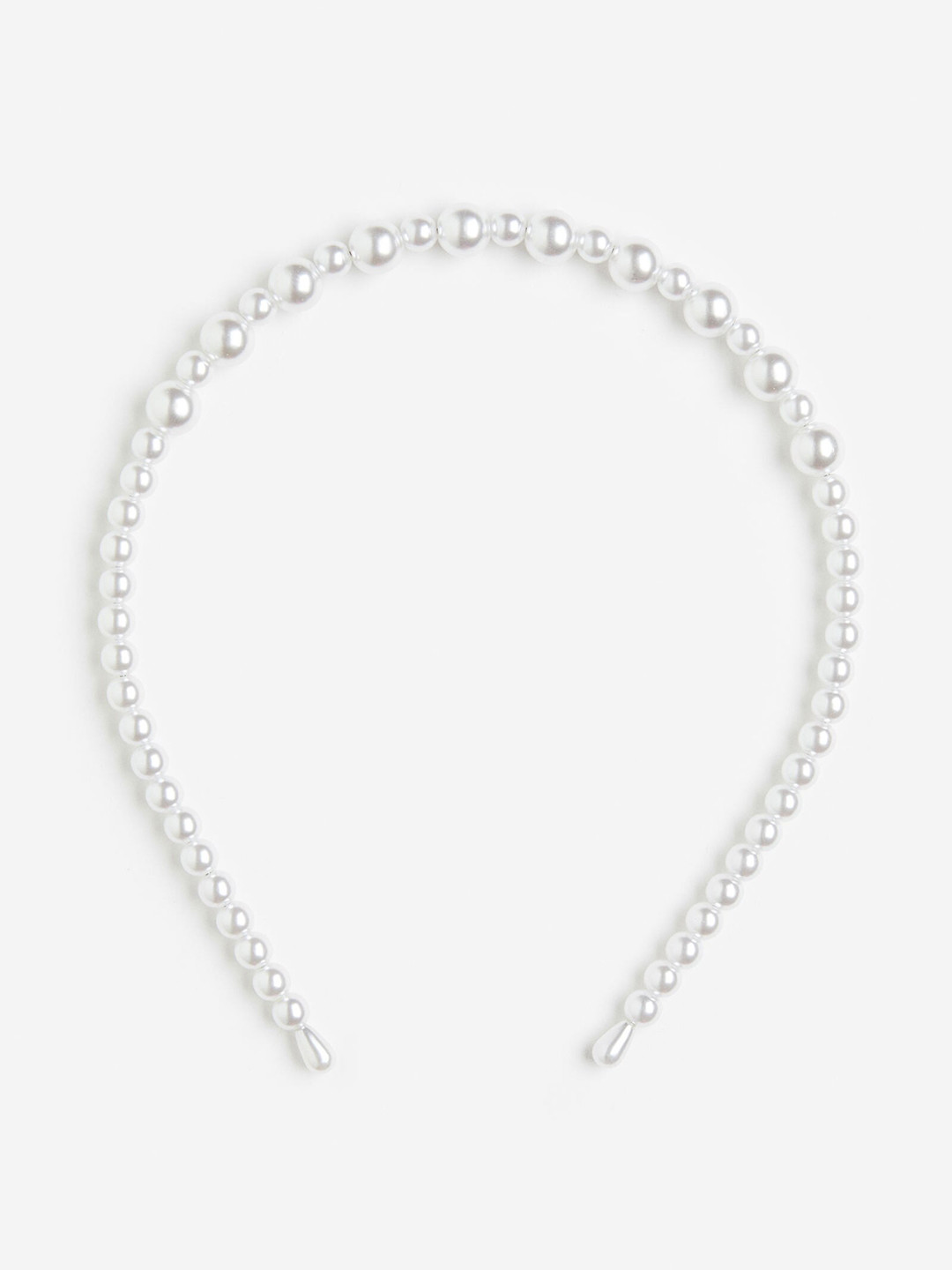 

H&M Beaded Alice Band, White