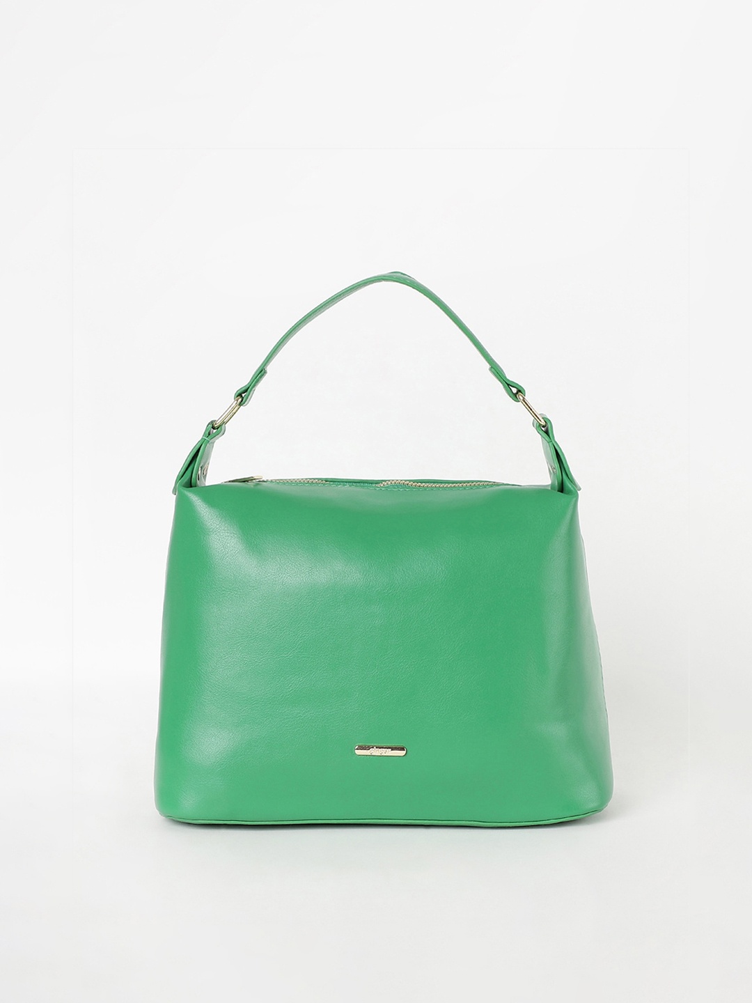 Ginger by Lifestyle Textured Structured Satchel, Green