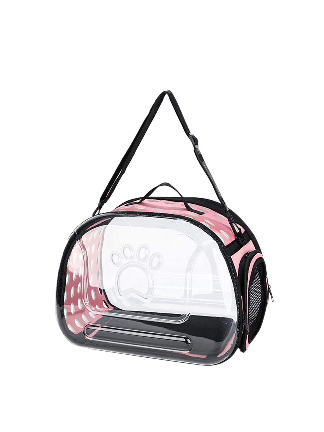 

Emily pets Printed Collapsible Breathable Pet Carrier Bag, Pink