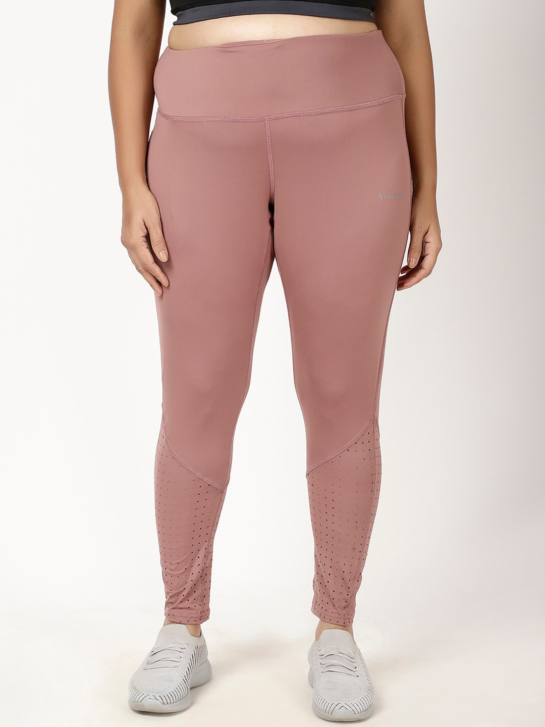 

STUDIOACTIV Women Four-Way Stretch Tights, Rose