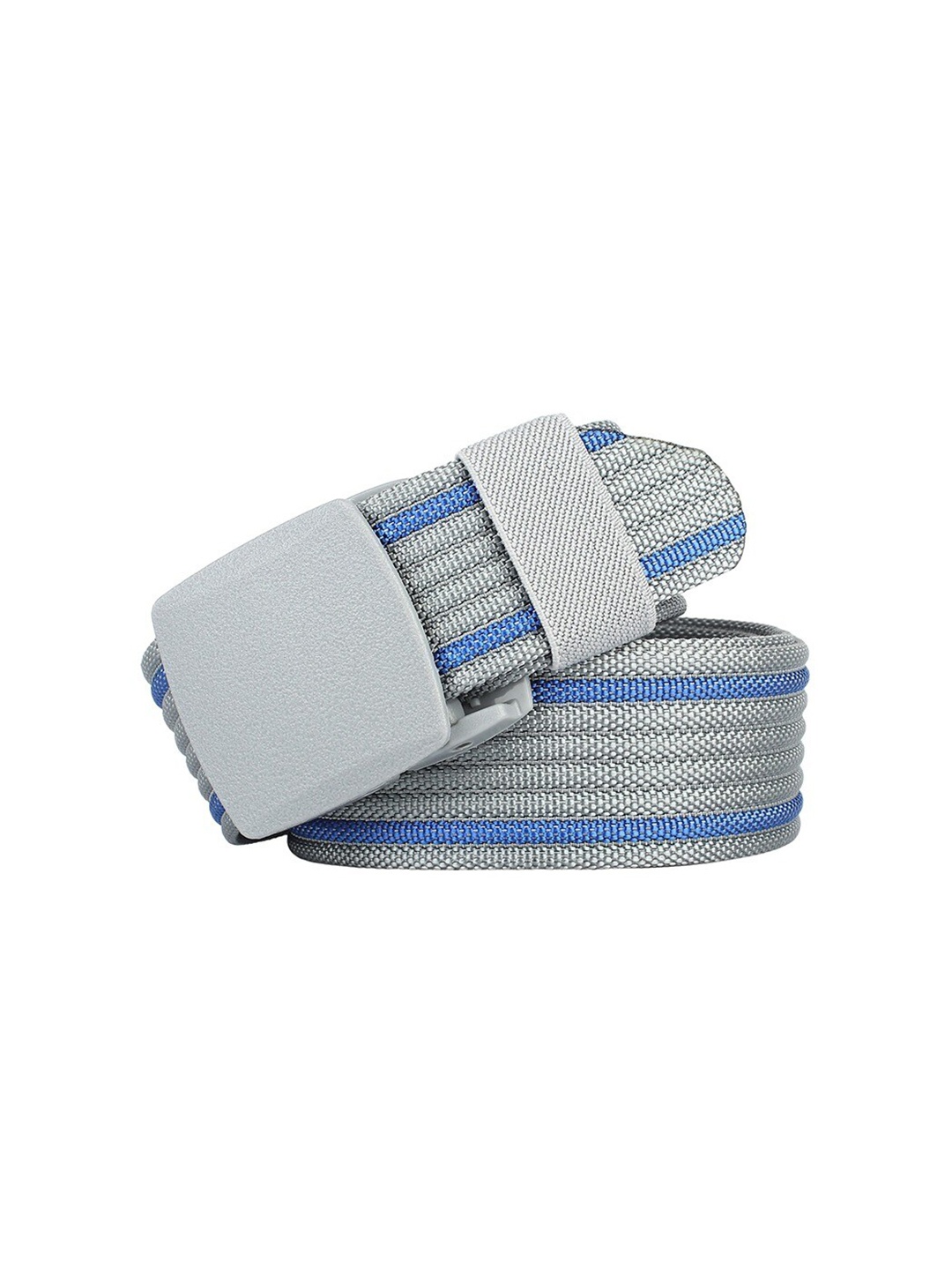 

Kastner Men Woven Design Canvas Belt, Silver