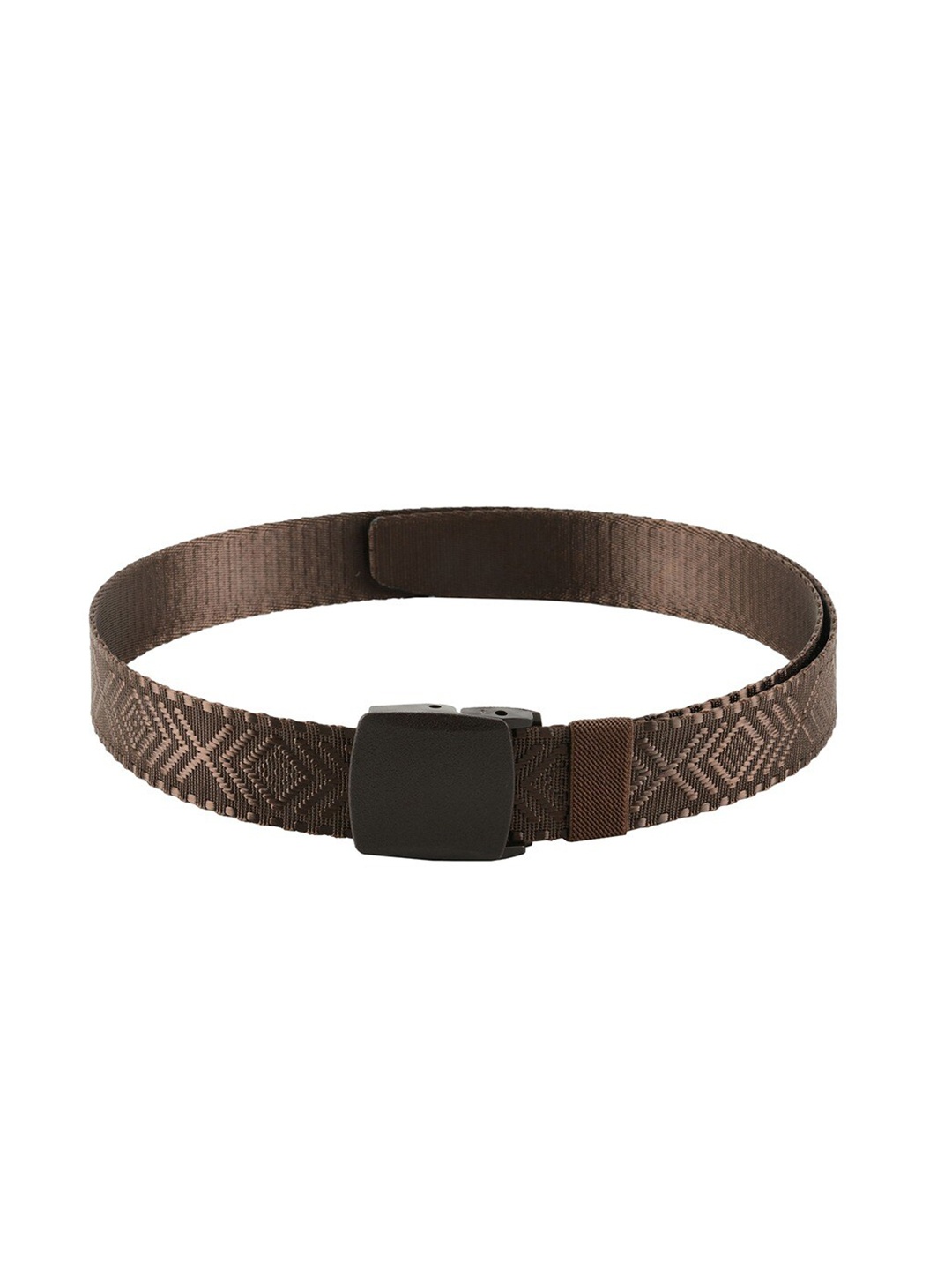 

Kastner Men Textured Slider Buckle Belt, Brown