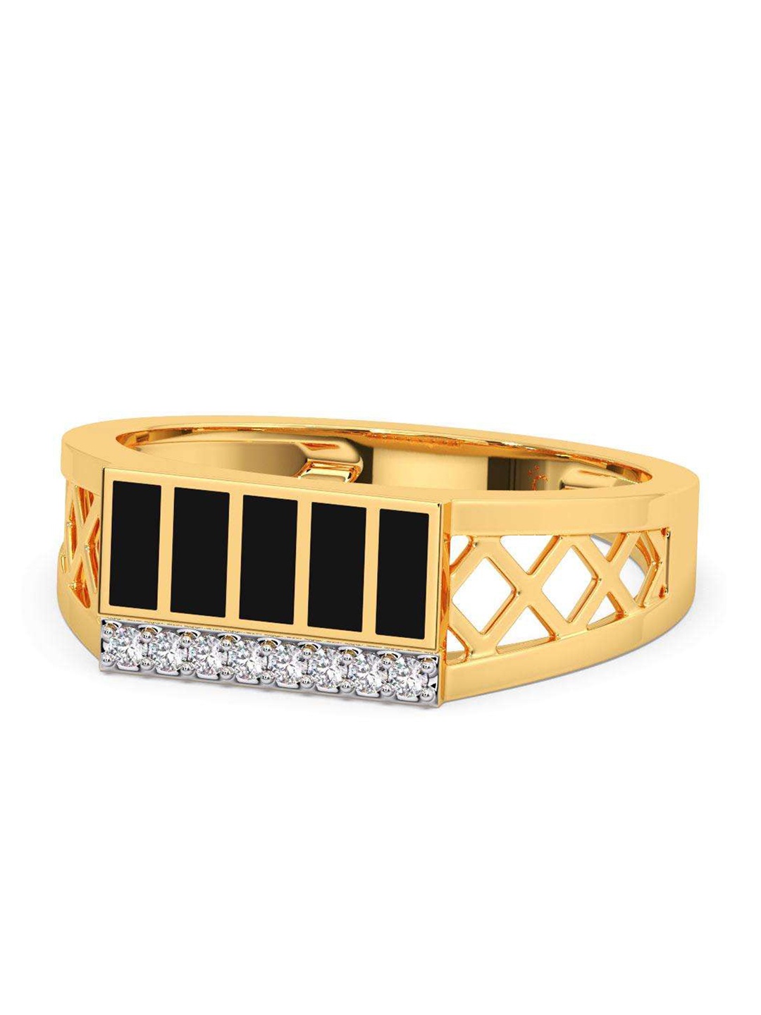 

CANDERE A KALYAN JEWELLERS COMPANY 18KT Gold Diamond Finger Ring- 4.53gm, Yellow