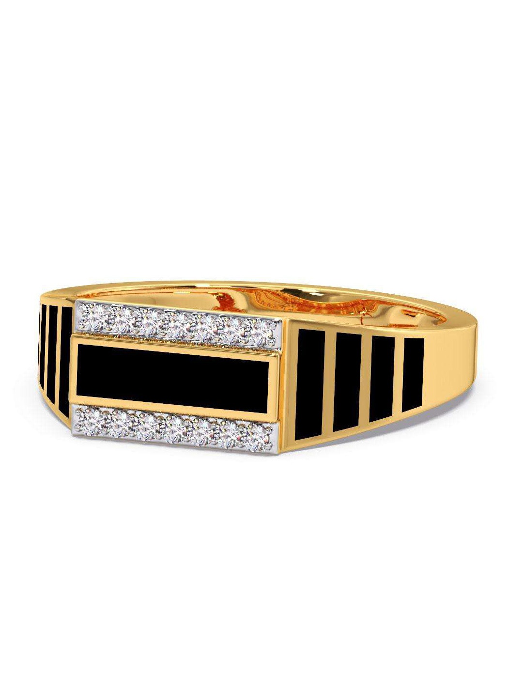 

CANDERE A KALYAN JEWELLERS COMPANY 18KT BIS Hallmark Gold Diamond Ring - 3.52 gm, Yellow