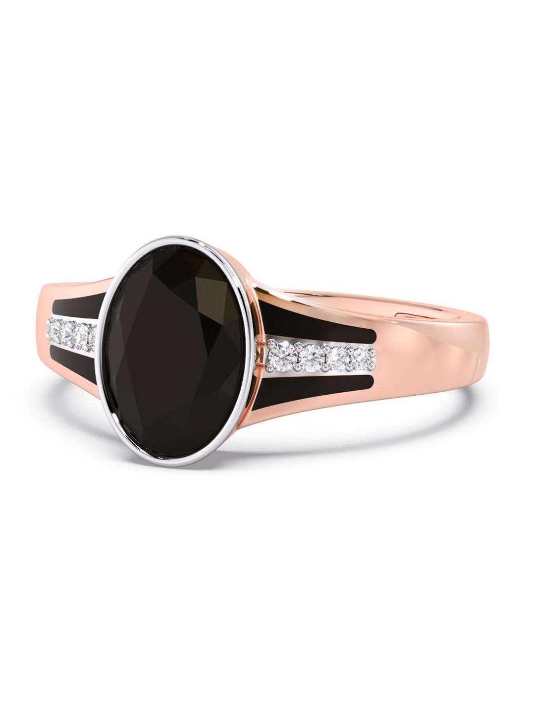 

CANDERE A KALYAN JEWELLERS COMPANY 14KT Rose-Gold Diamond Finger Ring