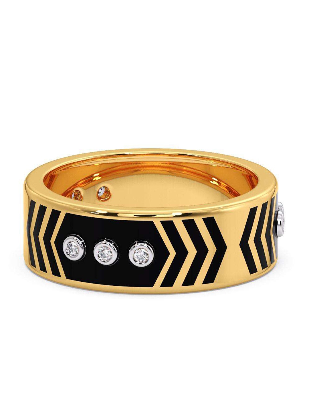 

CANDERE A KALYAN JEWELLERS COMPANY 18KT Gold Diamond Finger Ring, Yellow