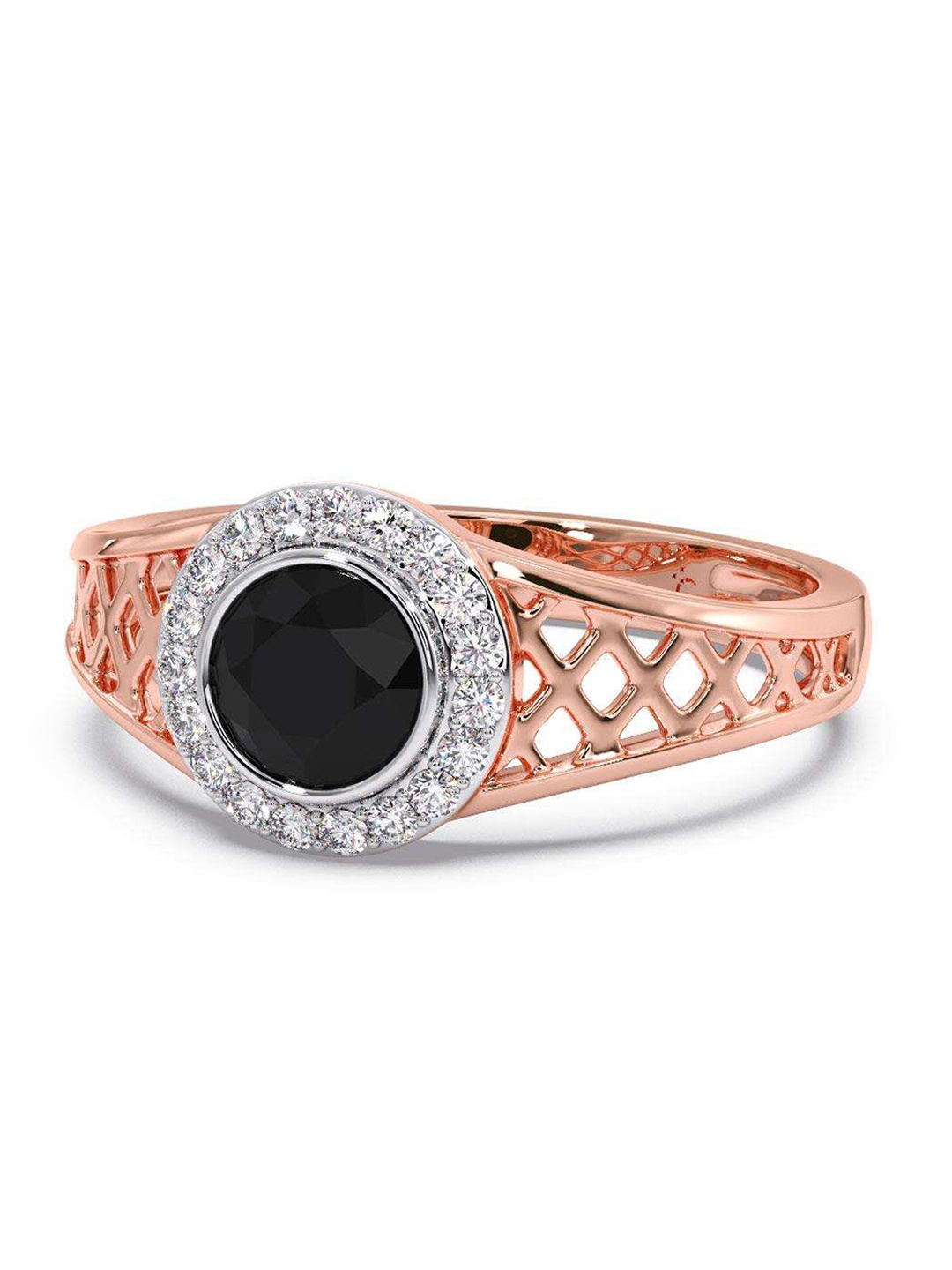 

CANDERE A KALYAN JEWELLERS COMPANY 14KT BIS Hallmark Rose Gold Diamond Ring - 5.25 g