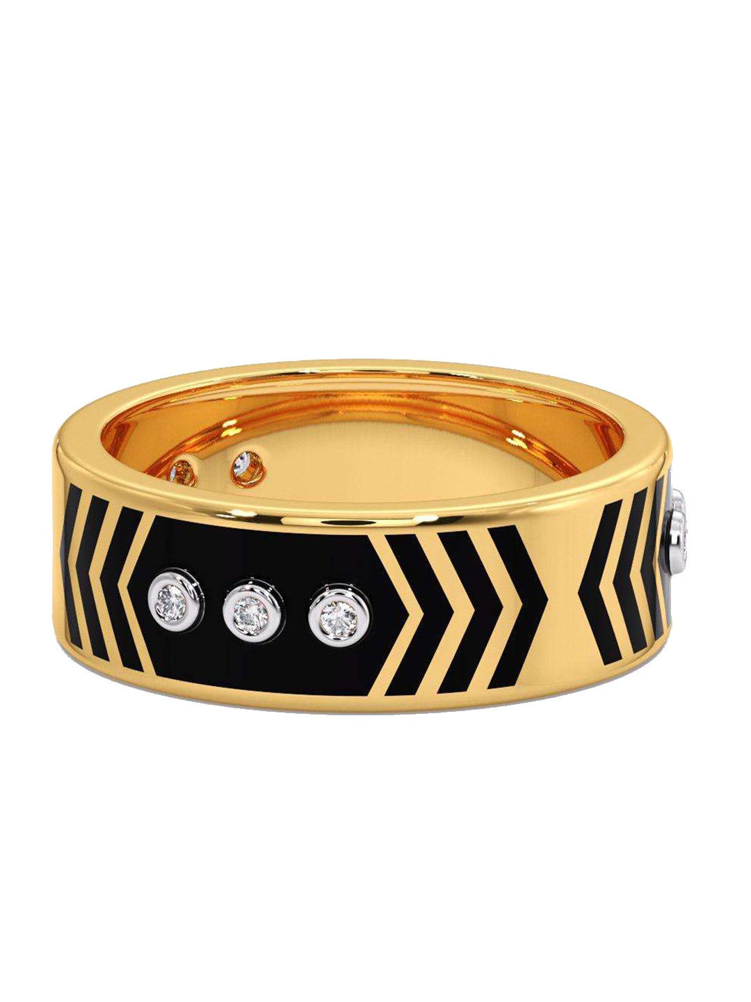 

CANDERE A KALYAN JEWELLERS COMPANY 14KT BIS Hallmark Gold Diamond Ring - 4.47 gm, Yellow