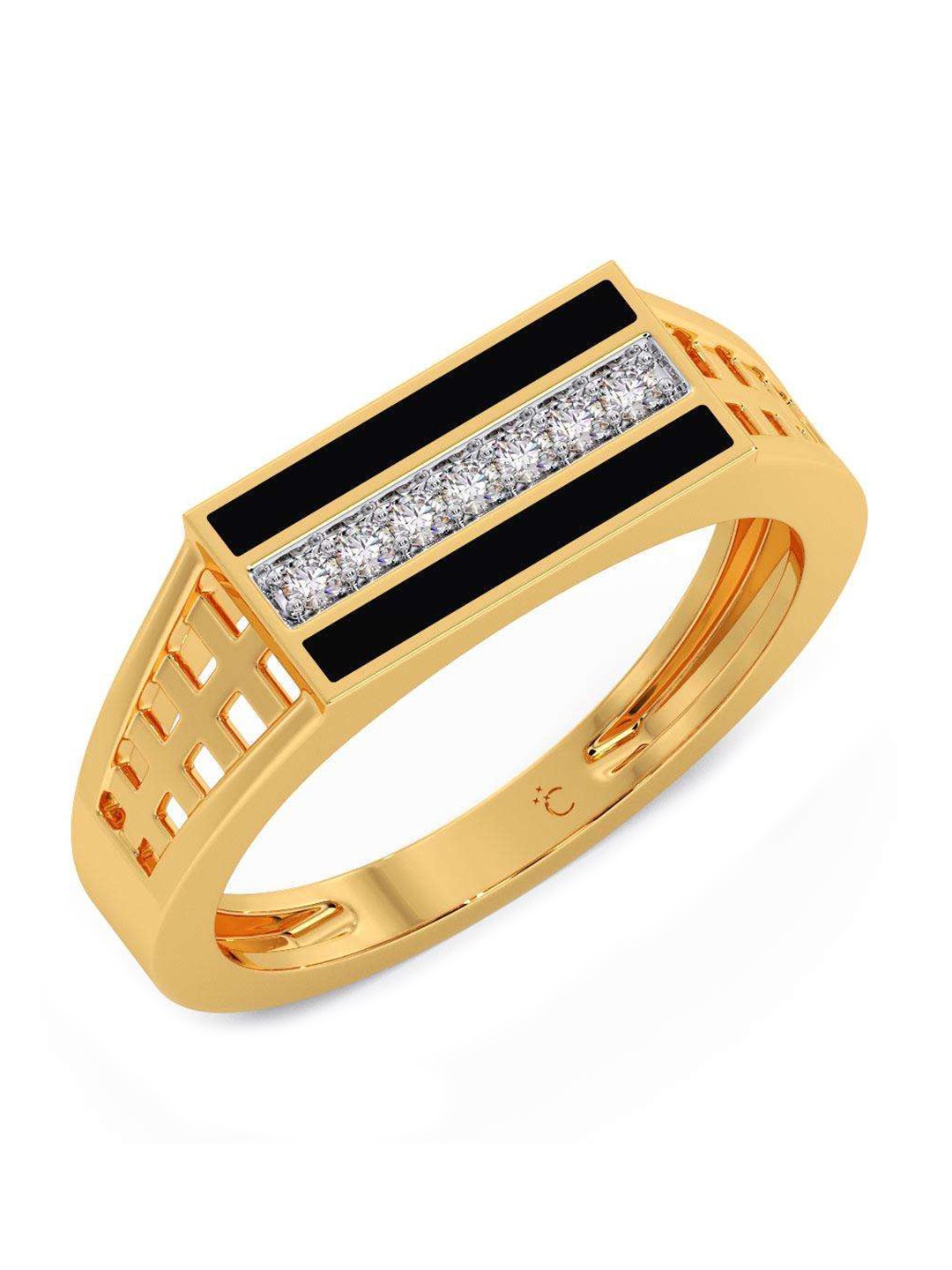 

CANDERE A KALYAN JEWELLERS COMPANY 14KT Gold Diamond Finger Ring 4.29 g, Yellow