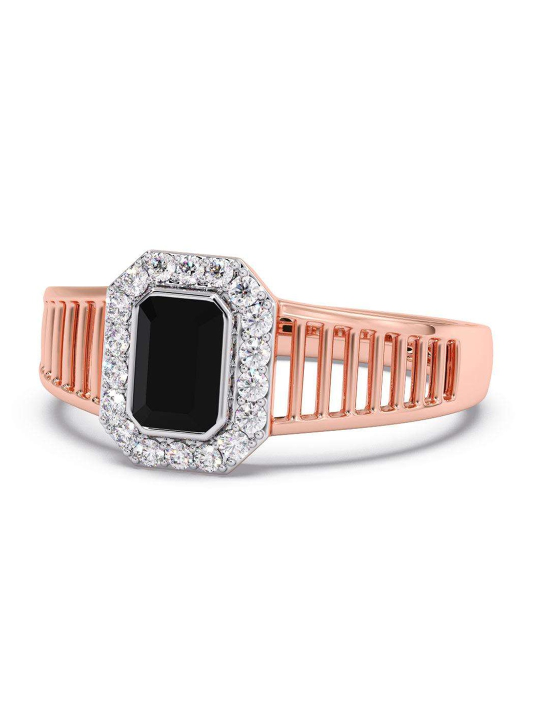 

CANDERE A KALYAN JEWELLERS COMPANY 18KT Rose-Gold Diamond Finger Ring - 4.75 g