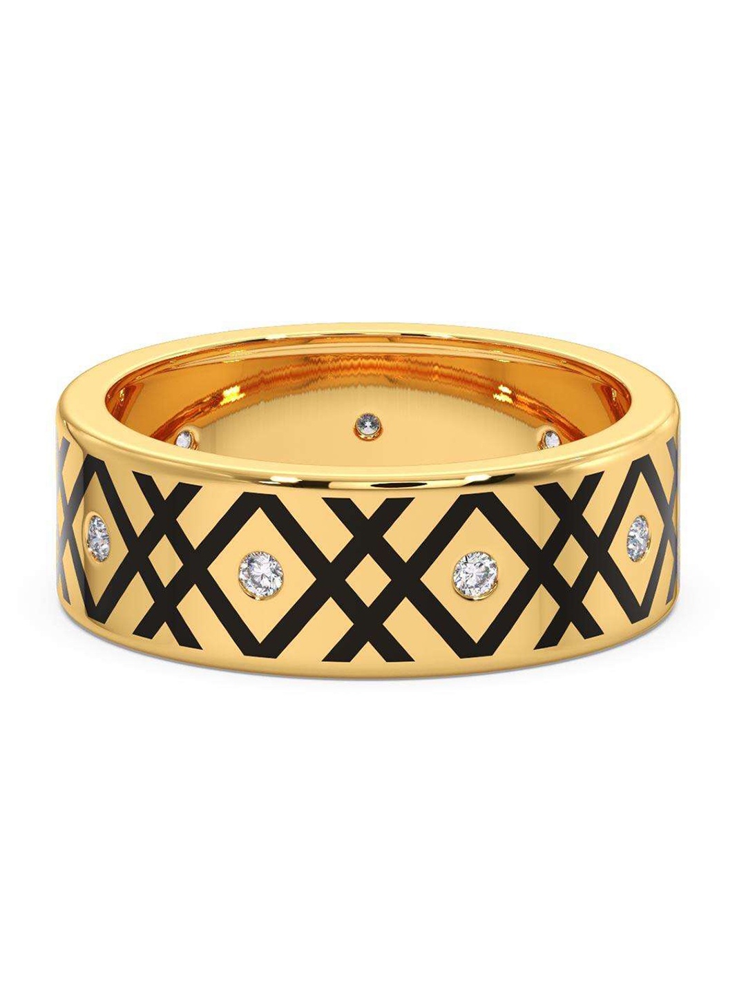

CANDERE A KALYAN JEWELLERS COMPANY 14KT Gold Diamond Finger Ring, Yellow