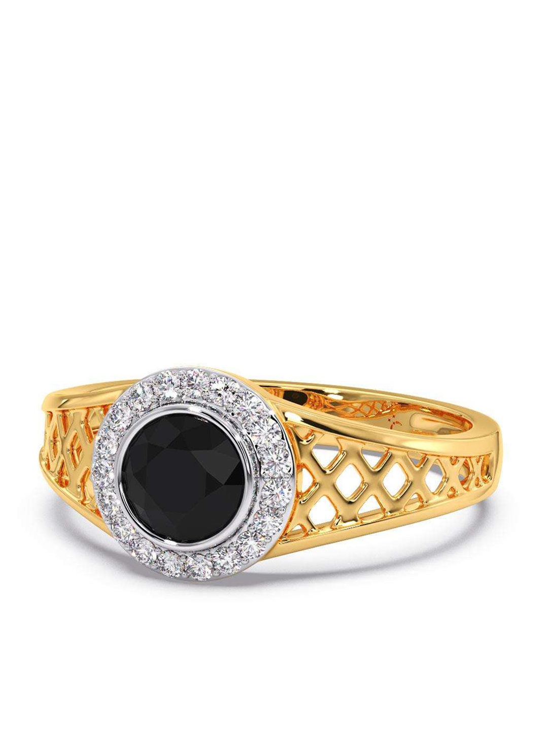 

CANDERE A KALYAN JEWELLERS COMPANY 14KT Gold Diamond Finger Ring, Yellow