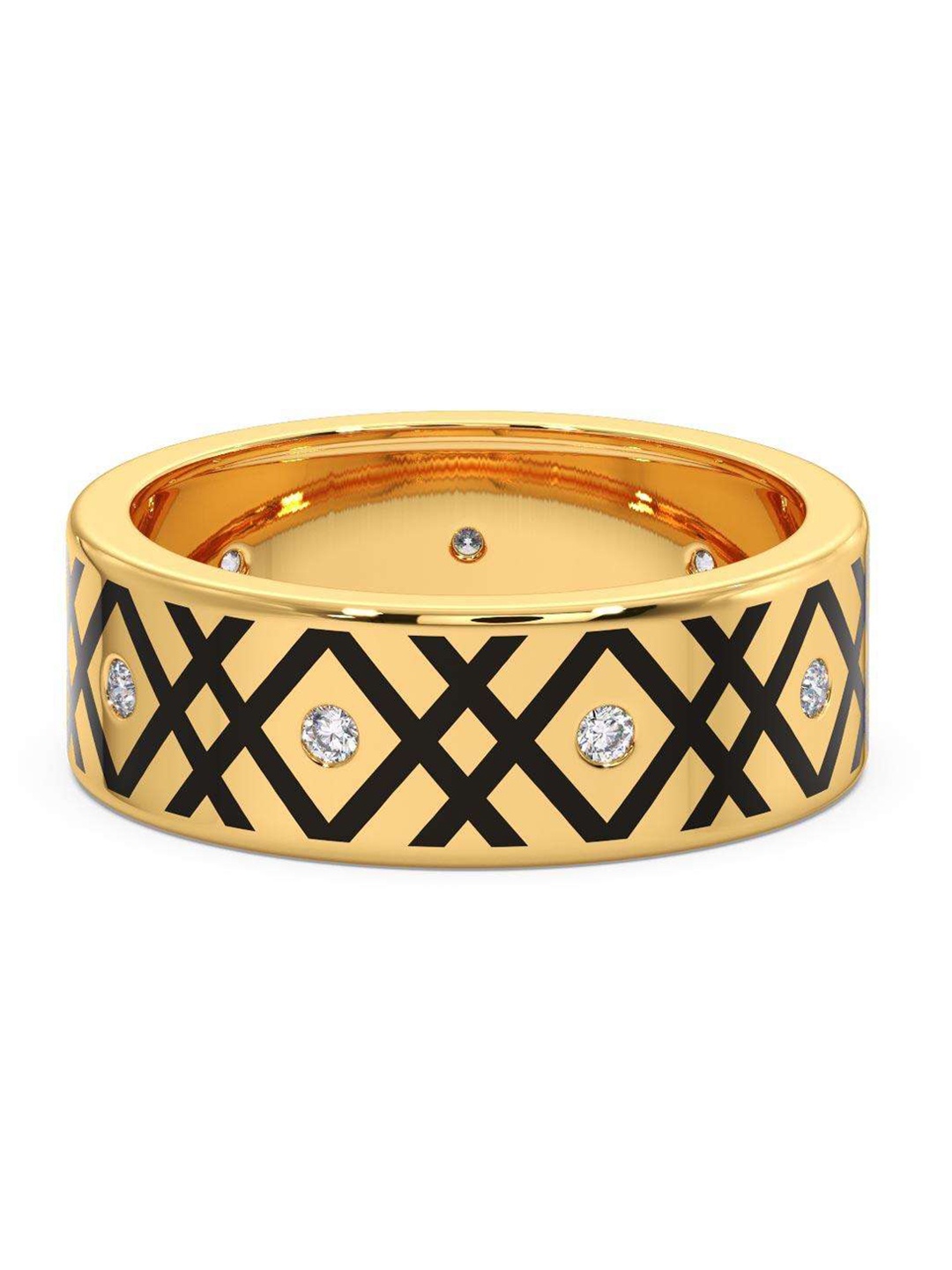 

CANDERE A KALYAN JEWELLERS COMPANY 14KT Gold Diamond Finger Ring 4.29g, Yellow