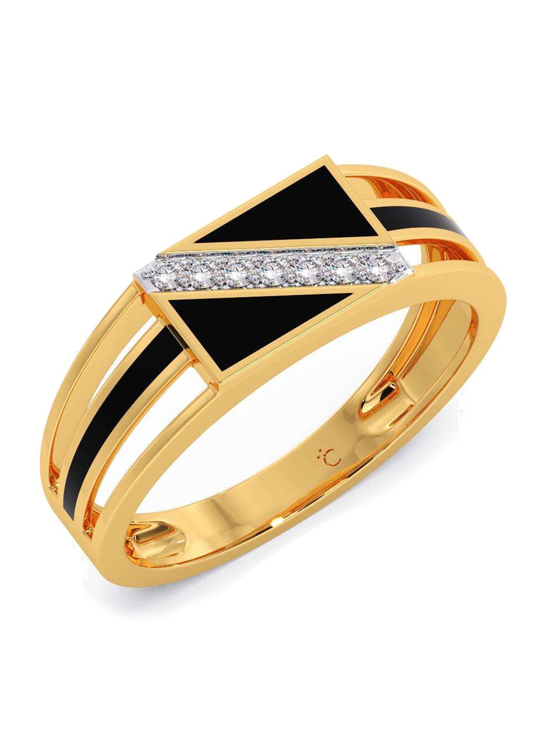 

CANDERE A KALYAN JEWELLERS COMPANY 18KT Gold Diamond Finger Ring, Yellow