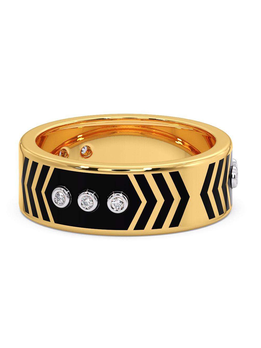 

CANDERE A KALYAN JEWELLERS COMPANY 18KT Gold Diamond Finger Ring, Yellow