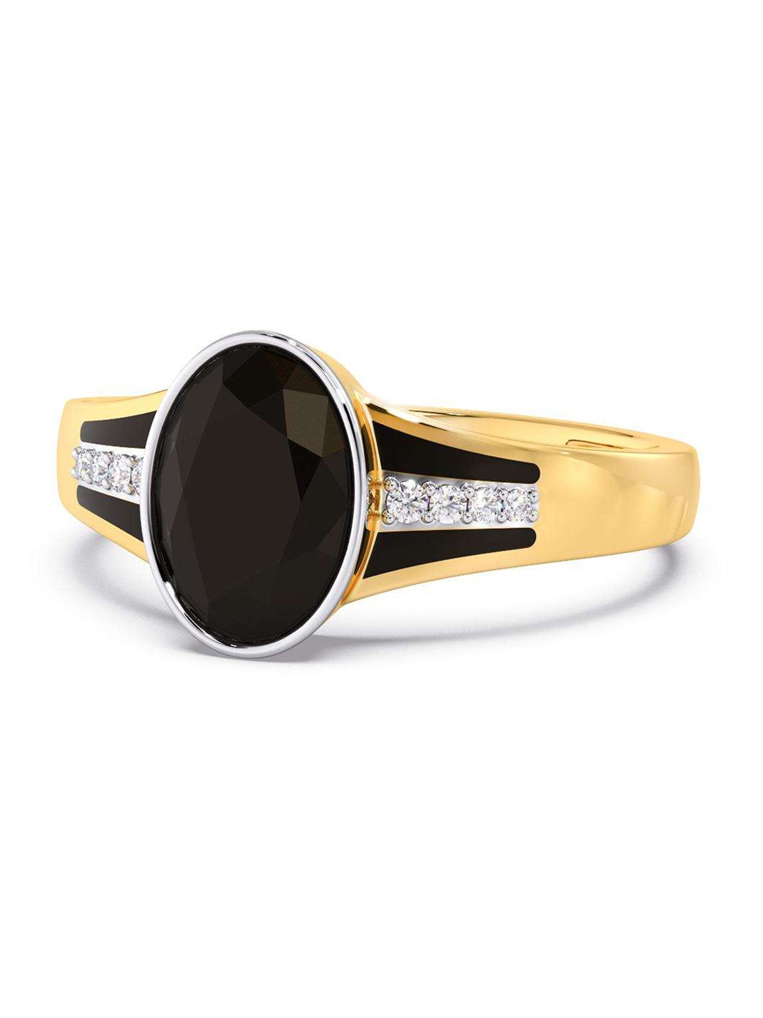 

CANDERE A KALYAN JEWELLERS COMPANY 14KT Gold Diamond Finger Ring-3.29 g, Yellow