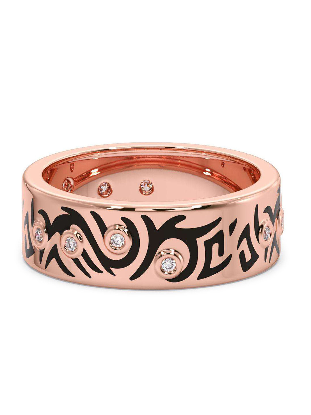 

CANDERE A KALYAN JEWELLERS COMPANY 18KT Rose-Gold Diamond Finger Ring 5.23 g