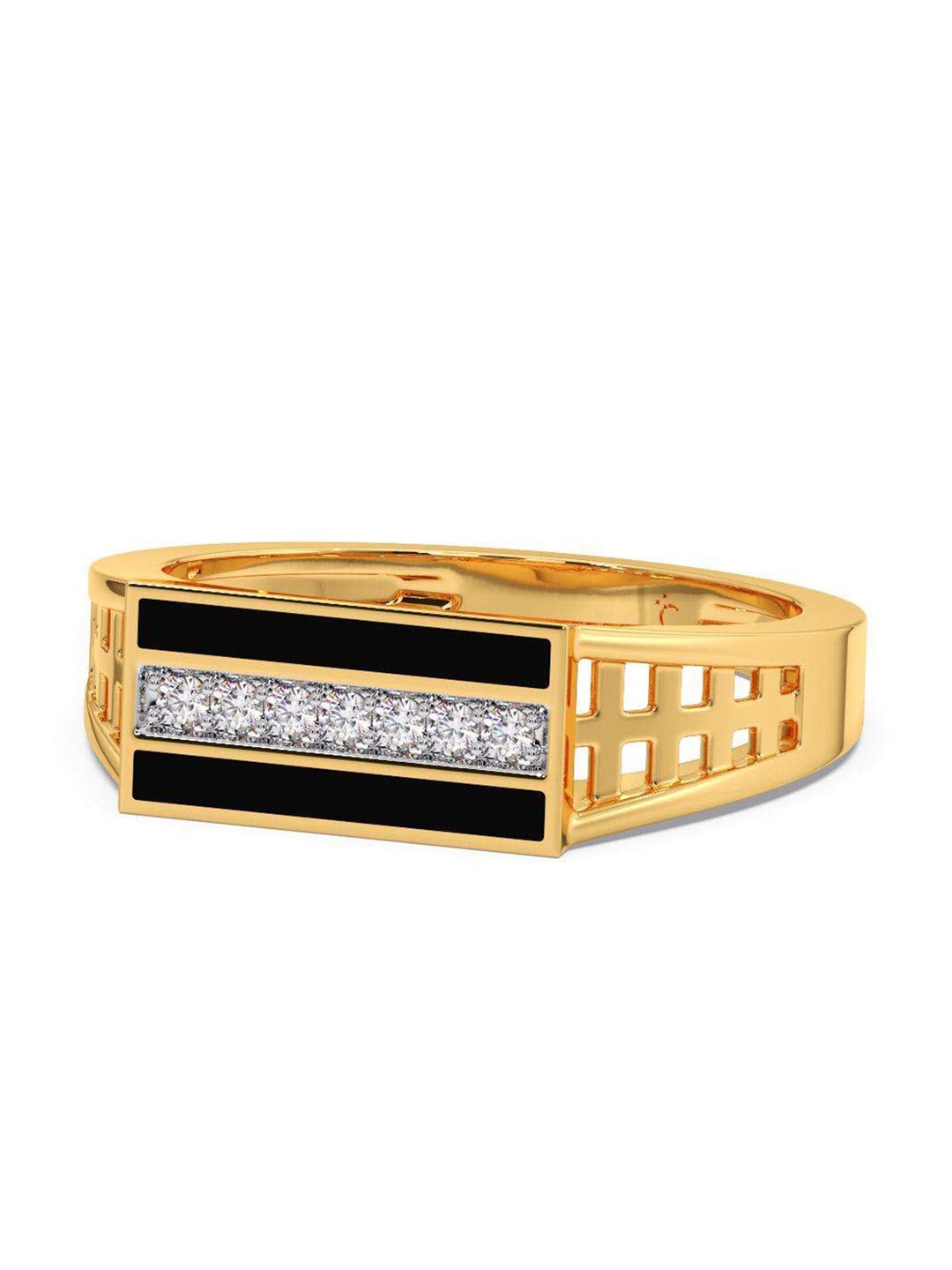 

CANDERE A KALYAN JEWELLERS COMPANY 18KT Gold Diamond Finger Ring 4.29 g, Yellow
